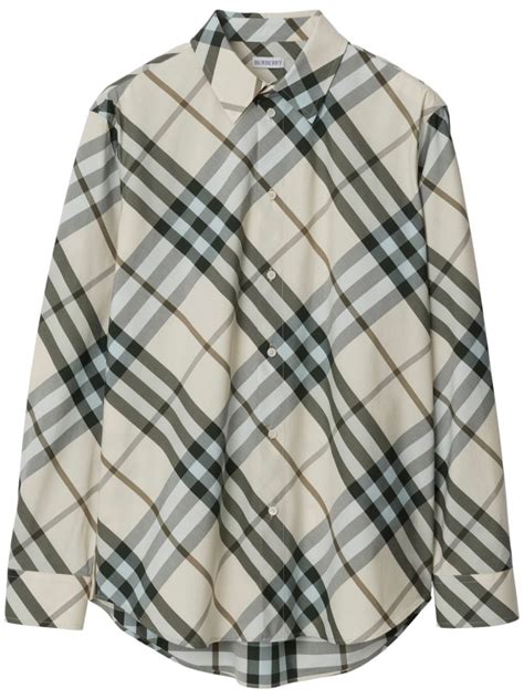 Burberry Nova overhemd met jacquard 